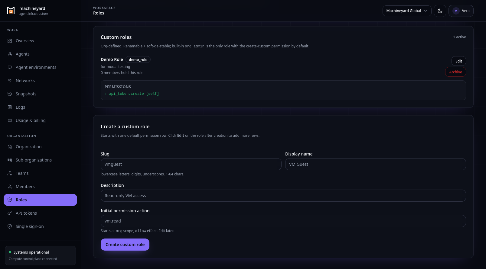 Roles & Permissions